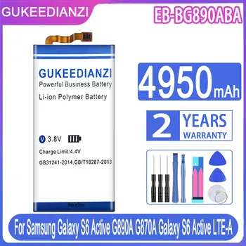 GUKEEDIANZI EB-BG890ABA Сменный Аккумулятор емкостью 4950 мАч для Samsung Galaxy S6 Active S6Active G890A G870A Аккумуляторы Для мобильных Телефонов