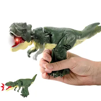 Динозавр Телескопические качели Игрушка-непоседа Запускает T-Rex Креативный декомпрессионный трюк Игрушки Креативный реалистичный динозавр