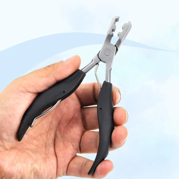 Мини-плоскогубцы для наращивания волос с микро-нано кольцами, открывалка и инструмент для удаления волос, петля для волос и инструмент для укладки