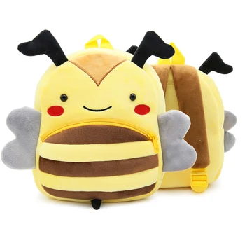 Рюкзак для мальчиков и девочек, милый детский плюшевый рюкзак с насекомыми и пчелами, школьная сумка для детского сада
