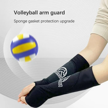 1 пара чехлов для рук, Многоразовые защитные рукава для рук, Легкие теннисные тестовые тренировки, Простые волейбольные спортивные защитные чехлы для рук.