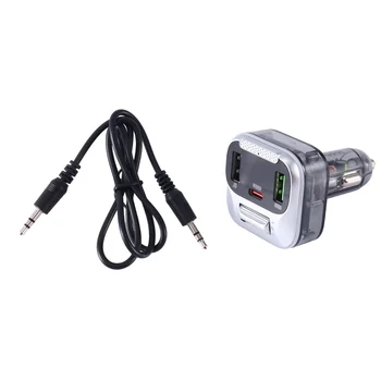 E75 Автомобильный Bluetooth FM-передатчик USB автомобильное зарядное устройство Автомобильные принадлежности черный