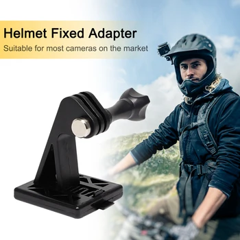Нейлоновая портативная подставка для адаптера для шлема с фиксированным креплением, подставка для адаптера для тактической камеры для шлема, легкая для камеры мобильного телефона Gopro