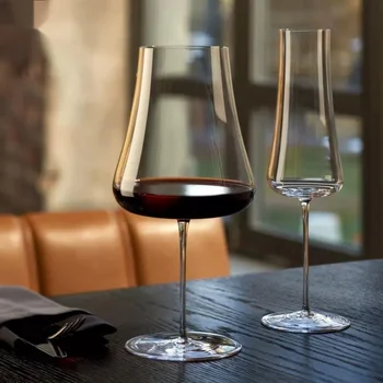 ИОНОЗАЩИТНЫЕ Ультратонкие Хрустальные Бокалы для вина Бокалы для вечеринок Универсальный Бокал для вина Volcano Grand Cru Bordeaux Goblet Кубок для шампанского