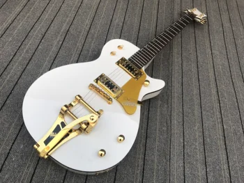 GuitarShack; Белая гитара G5210; Бесплатная доставка
