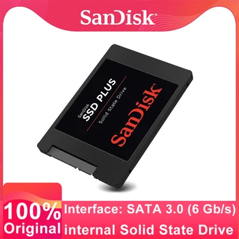 100% Sandisk SSD Плюс 480 ГБ 240 ГБ 120 ГБ SATA III 2,5 