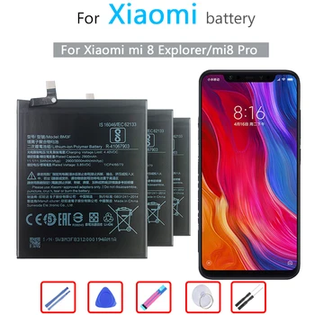 BM3F для xiao mi Аккумулятор мобильного телефона 3000 мАч Для Xiaomi 8 Mi 8 Explorer /Mi8 Pro xiaomi8 M8 BM3F Bateria + Бесплатный инструмент