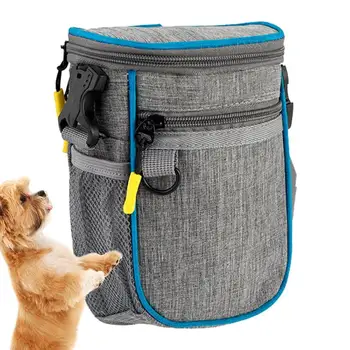 Сумка для дрессировки собак, сумка для лакомств, сумка со светоотражающей полосой, контейнер с зажимом для поясного ремня, в который легко помещаются игрушки для домашних животных, лакомства для домашних животных