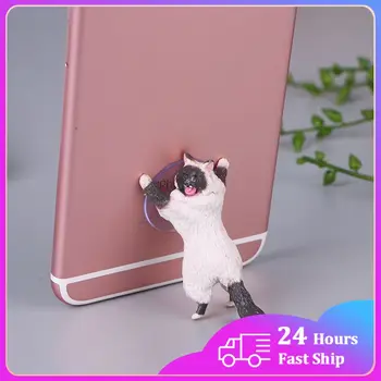 Новый держатель для телефона с присоской Kawaii Cat, симпатичный настольный держатель для телефона, подставка для iPhone Samsung Huawei Xiaomi, универсальное ленивое крепление на кронштейне
