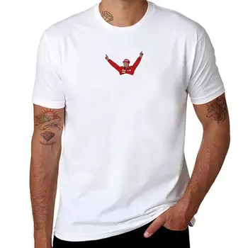 Новая футболка Михаэля Шумахера для празднования подиума, футболка с графикой, футболка оверсайз, футболки, мужские футболки из хлопка