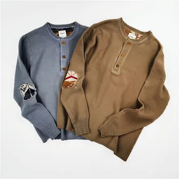Мода 2022ss в стиле пэчворк, Теплый свитер, Винтажный пуловер, мужские и женские толстовки, уличная одежда, Одежда High Street