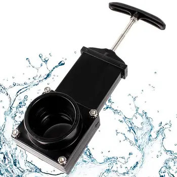 Водяной запорный клапан 50 мм Резервуар для сточных вод на колесах с ручкой Аксессуары для кемпинга для замены резервуара для воды на колесах Для слива сточных вод Для
