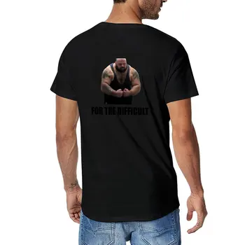 Новая футболка Kyriakos Grizzly For the Difficult, винтажная футболка, забавная футболка, мужская футболка оверсайз