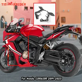 Для Honda CBR650R CBR 650R 2019 2020 2021 2022 2023 Мотоцикл Левый И Правый Приток Воздуха Впускная Рамка Панель Черная Боковая Крышка Обтекатель