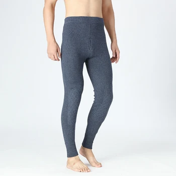 Осенне-зимние Новые высококачественные теплые шерстяные брюки, повседневные мужские облегающие эластичные брюки