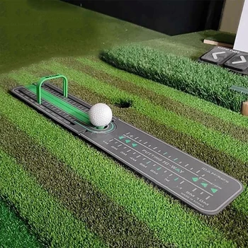 5-1 шт. Сверло для точного определения дистанции для гольфа, Зеленый коврик для гольфа, Мини-тренажеры для игры в гольф, Аксессуары для гольфа