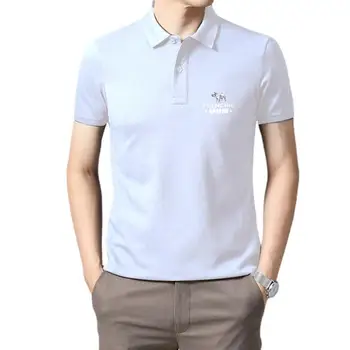 Мужская одежда для гольфа, Мужская Французская Дизайнерская хлопковая футболка с Круглым вырезом и милыми Буквами, Новый Стиль, Летняя Стильная одежда, рубашка поло, футболка для мужчин