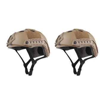 2X Армейский шлем SWAT Combat PJ типа Fast для стрельбы CQB по страйкболу и пейнтболу