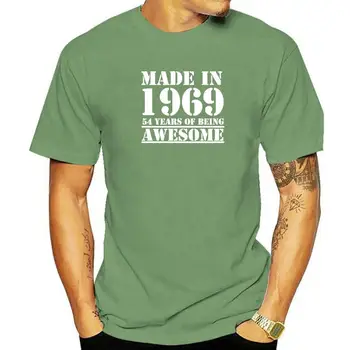 Забавная футболка Made In 1969 53 Years of Being Awesome с принтом 