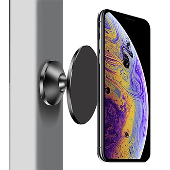 Магнитный автомобильный держатель для телефона из алюминиевого сплава, приборная панель, крепление на лобовое стекло, стены, зеркала, двери, используется для iPhone 14Pro Max, Huawei, Xiaomi