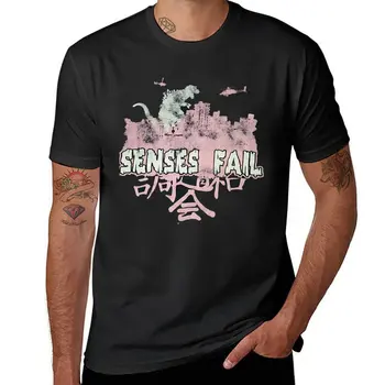 Новая футболка Senses Fail группы rock Senses Fail, футболка с животным принтом для мальчиков, футболка с аниме, милая одежда, обычная футболка, футболки для мужчин