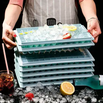 5 шт. Форма для льда, удобный, легко моющийся кухонный инструмент большой емкости, устройство для приготовления кубиков льда