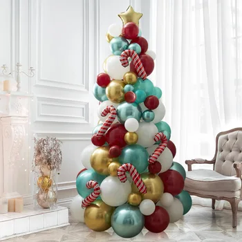 99шт Украшение Рождественской елки воздушным шаром Festa Party Принадлежности для вечеринок