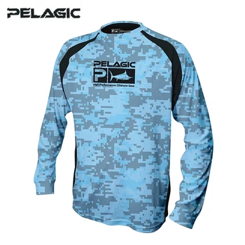 2023 Новая мужская рубашка для рыбалки iPelagic с УФ-излучением и длинным рукавом, быстросохнущая Одежда для рыбалки Camisa Pesca UPF50, одежда для рыбалки Ropa