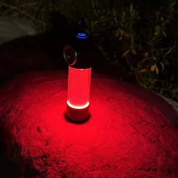 Мини-фонарь для кемпинга IP44 Водонепроницаемый светодиодный подвесной светильник для палатки с абажуром 3 светлых цвета с крючком и магнитным дном для ночной рыбалки
