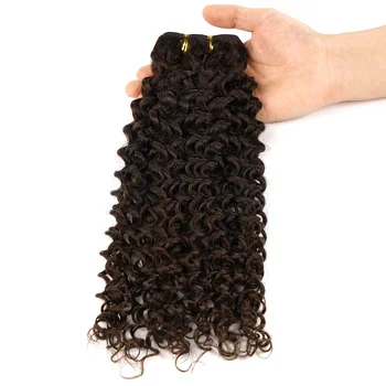 Бразильские Кудрявые Пучки вьющихся волос, пучки человеческих волос для тела, глубокая волна, кудрявые пряди для наращивания волос для женщин