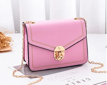Летняя новая модная женская сумка через плечо с цепочкой, модная маленькая квадратная сумка контрастного цвета с пряжкой