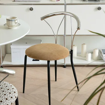 Металлические Кухонные Стулья для гостиной Accent Удобные Портативные Роскошные Стулья для столовой Nordic Garden Мебель для салона Mobili Cucina MQ50KT