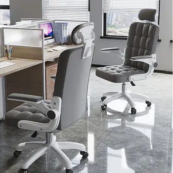 Современные компьютерные офисные стулья Креативное кресло с мягкой подушкой и спинкой Офисная мебель Кресло для домашнего кабинета Подъемник Поворотный Игровой стул