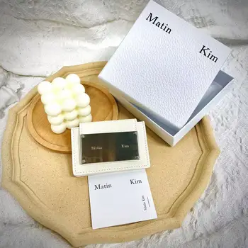 Мешочек для монет от Matin Kim – Дизайнерский бренд в классическом корейском стиле – Классический держатель для карт из качественных материалов