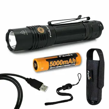 Перезаряжаемый тактический фонарь Fenix PD36R 1600 люмен USB-C