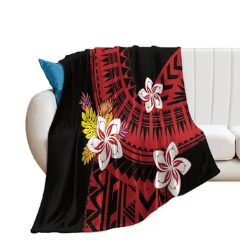 Изготовленное на заказ одеяло, теплая лампа, покрывало для дивана-кровати, покрывало для одеяла, осенне-зимний полинезийский ретро-племенной этнический стиль