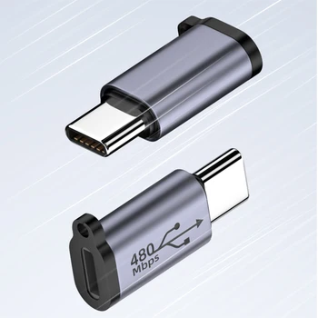 Micro USB / 8 Pin К USB C Удлинитель 18 Вт /12 Вт Тип C / Micro USB Женский К 8 Pin Мужской Конвертер 480 Мбит/с для Мобильного Телефона Планшета Ноутбука