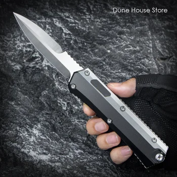 GLYKON Knife Micro OTF Tech Knife DE Blade EDC Самооборона Тактические Военные Карманные Ножи Gear Pocket Knife A41