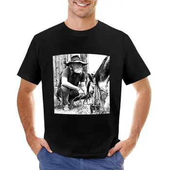 ковбойская забавная ковбойская шляпа, футболка в стиле кантри в стиле дикого запада, графическая футболка, мужские белые футболки