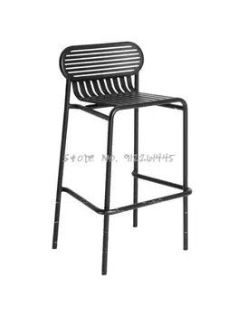 Комбинация железного стола и стула, стол и стул на открытом воздухе, высокий табурет, кафе-бар, стол и стул на открытом воздухе