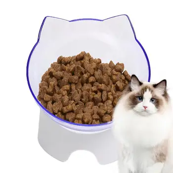 Нескользящая миска для кошек, поилка для домашних животных, миски для собак, пластиковый контейнер для корма для домашних животных с подставкой, миска для кормления щенков, товары для домашних животных