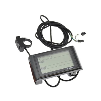 ЖК-дисплей SW900 24-72 В, измеритель скорости электрического велосипеда, спидометр, проводной счетчик скорости, таблица кодов электровелосипеда