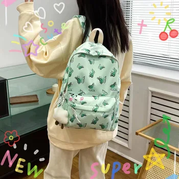 Новое Корейское издание Harajuku с рисунком бабочки, студенческая сумка, студенческий рюкзак для девочек, Kawaii, Набор для ноутбука, Mochilas