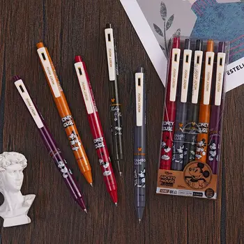 Ручка Disney Mickey Mouse, лимитированная печать, высококачественная ручка унисекс, Студенческие заметки, маркеры для разметки, Набор канцелярских принадлежностей, обучающий подарок