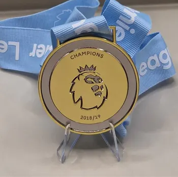 в старом стиле сезона 2018-19 для медали чемпионов Ман Сити, Медаль чемпионов сезона 2018-19 для коллекций поклонников Repl