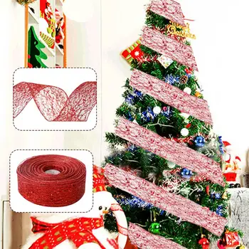 Прочная лента, праздничные ленты для рождественских свадеб, красивой формы, Многоразовые, удобные для хранения украшения, Подарочная упаковка