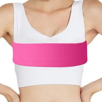 Бандаж для поддержки груди с защитой от отскока, без отскока, Регулируемый тренировочный спортивный пояс для обертывания груди, бюстгальтер, Альтернативные аксессуары для тренировок, Женские