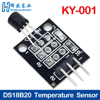 Модуль датчика температуры KY-001 DS18B20 Модуль измерения платы постоянного тока 3 В ~ 5 В