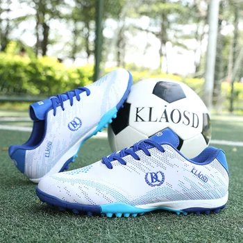 Высококачественная футбольная обувь Messi, Прочная легкая обувь для тренировок по футзалу, удобные кроссовки Оптом 32-44 размера